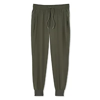 Pantalon tissé avec revers côtelés Athletic Works pour femmes