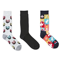 Lot de 3 paires de mi-chaussettes George pour hommes