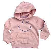 Sweat à capuche SmileyWorld® sous licence Toddler Girls.