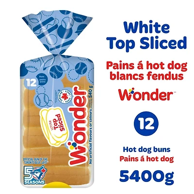 Wonder® White Topslice Hotdog Buns