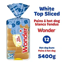 Wonder® White Topslice Hotdog Buns