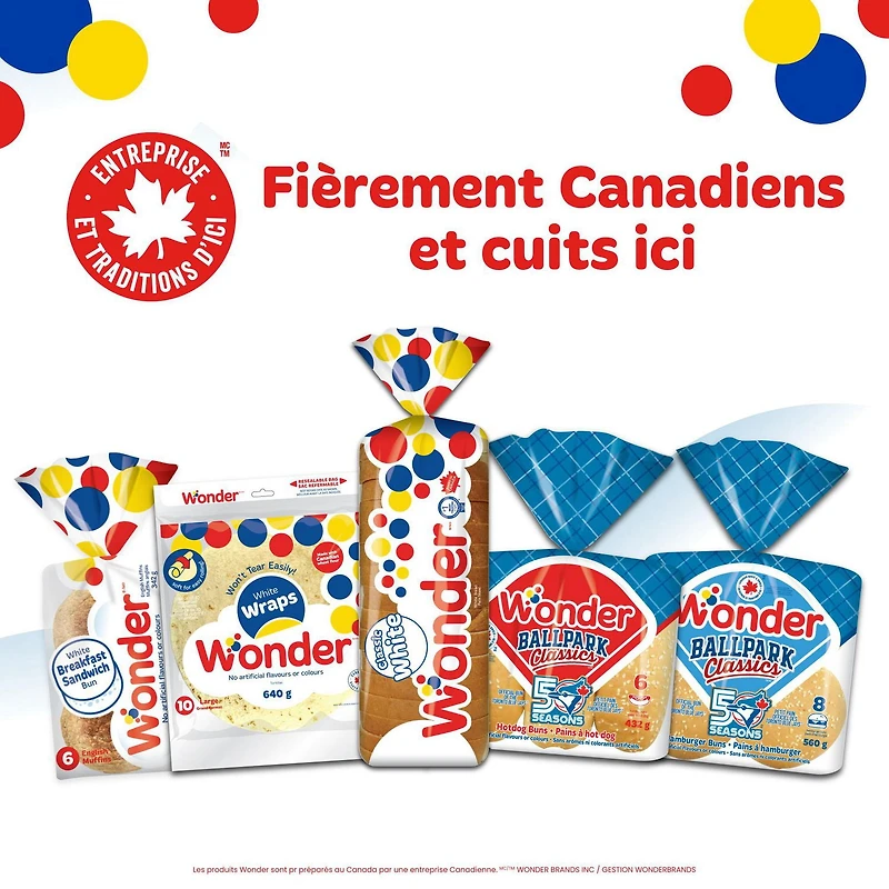 Wonder® White Topslice Hotdog Buns