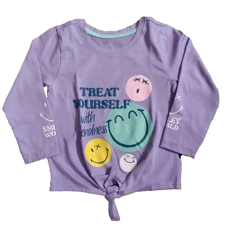 Toddler Girls licensed SmileyWorld® T shirt.
