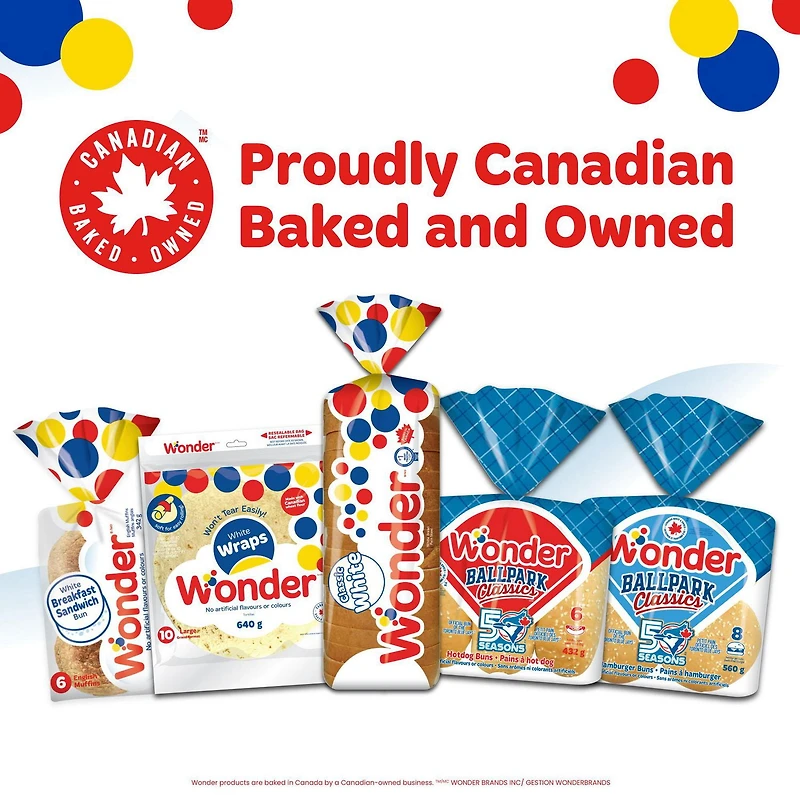 Wonder® White Topslice Hotdog Buns