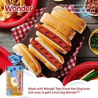 Wonder® White Topslice Hotdog Buns