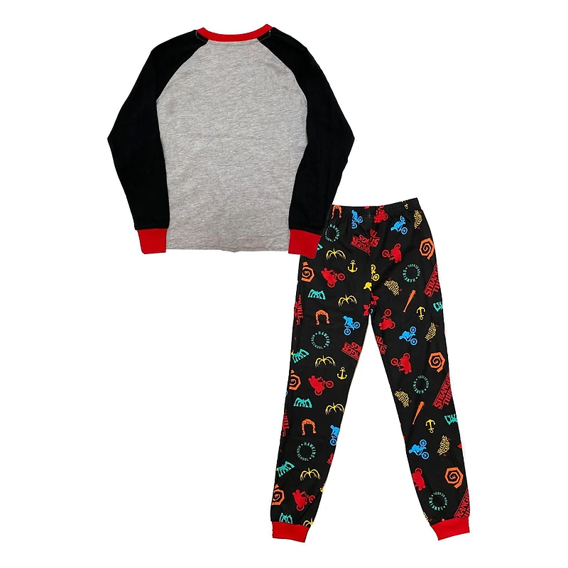 Ensemble de vêtements de nuit 2 pièces pour garçons Stranger Things
