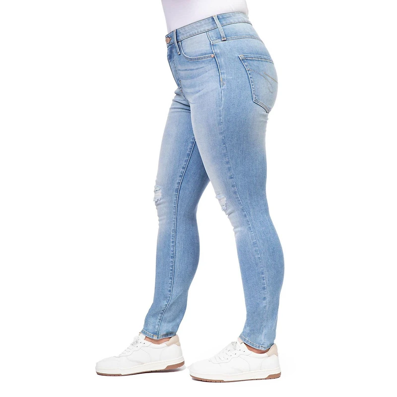 Jean skinny taille haute Jordache pour femmes