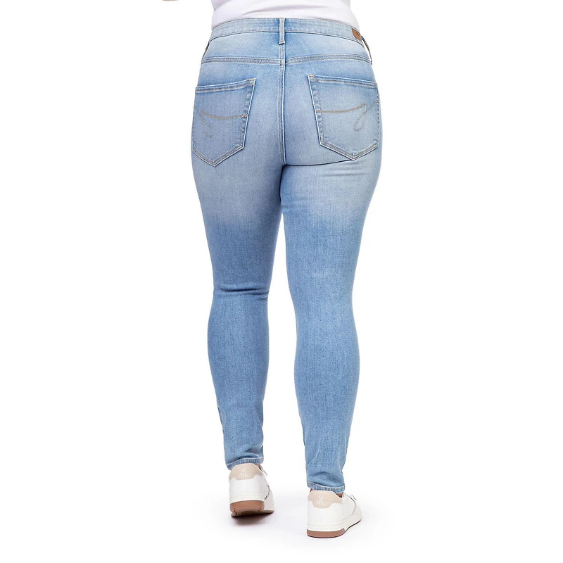 Jean skinny taille haute Jordache pour femmes