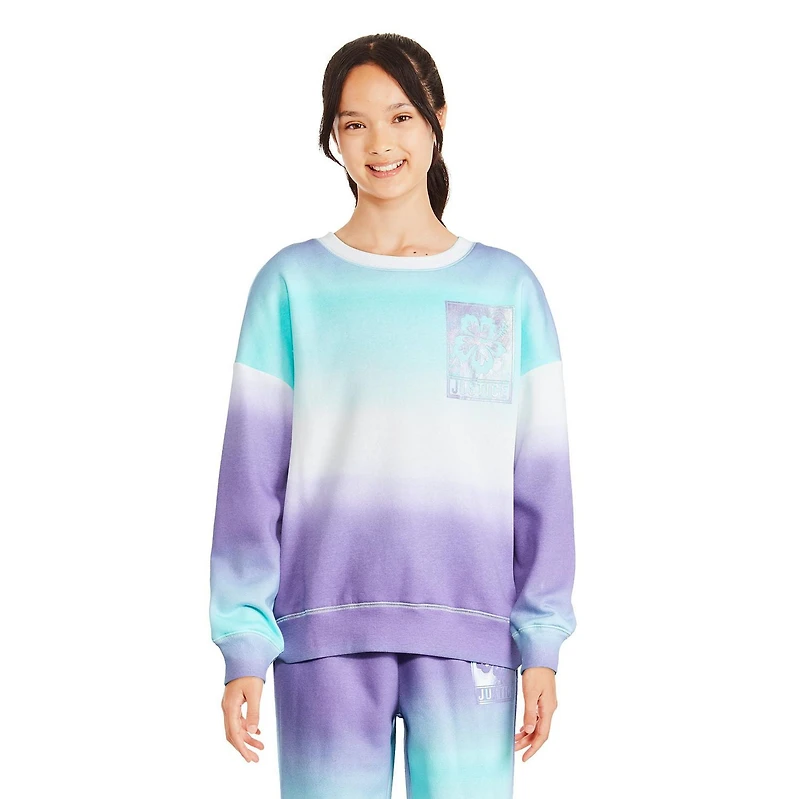 Justice Girls' Fleece Crew Neckline Popover