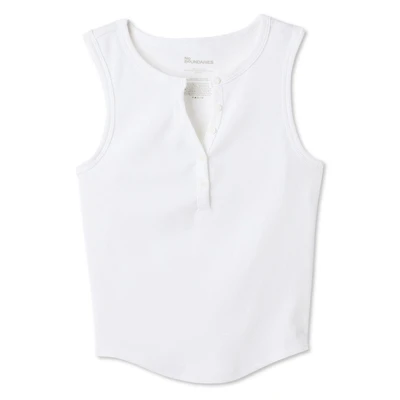 Débardeur à encolure Henley No Boundaries pour femmes