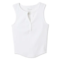 Débardeur à encolure Henley No Boundaries pour femmes