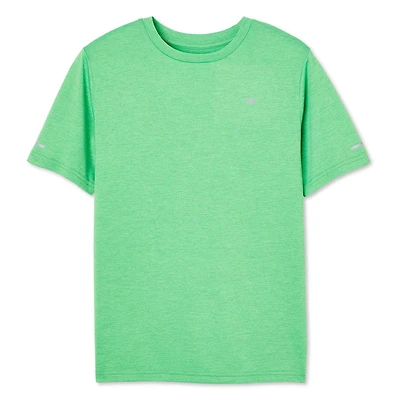 T-shirt technique à manches courtes Athletic Works pour garçons Tailles TP–TG