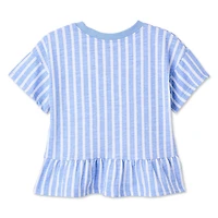 T-shirt de coupe carrée à volants George pour petites filles