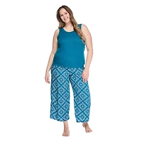 Pyjama 2 pièces avec capri George Plus pour femmes