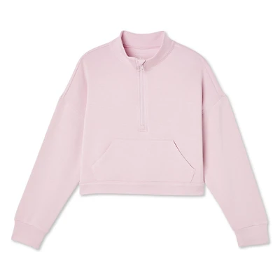 Haut en scuba à demi-fermeture éclair Athletic Works pour filles Tailles TP–TG