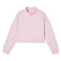 Haut en scuba à demi-fermeture éclair Athletic Works pour filles Tailles TP–TG