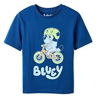 T-shirt avec imprimé graphique Bluey pour garçons