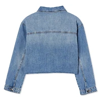 Veste en denim écourtée George pour filles
