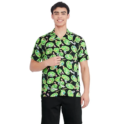 Rick and Morty Men's Resort Shirt