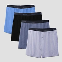 Fruit of the Loom Men’s Beyond Soft Knit Boxers, 4-Pack