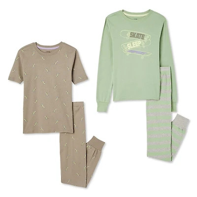 George Boys' Pajama 4-Piece Set