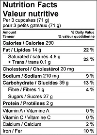 two-bite® Chocolate Cupcakes, 284 g, 12ct