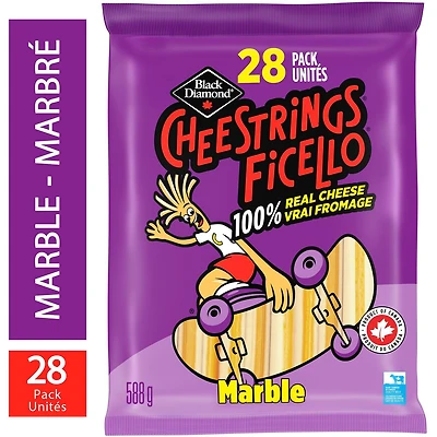Black Diamond Fromage Ficello marbré, 28 unités