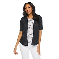 Iyla Women's Hacci Fooler Top