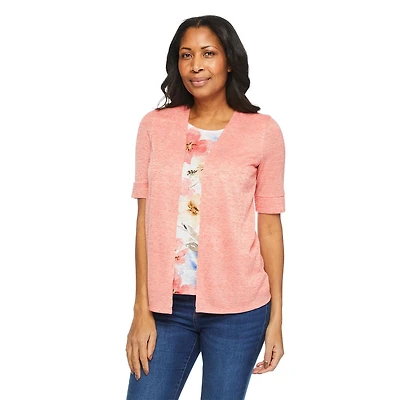 Iyla Women's Hacci Fooler Top, Sizes S-XXL