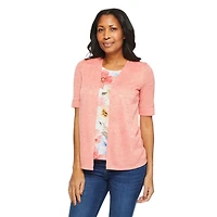 Iyla Women's Hacci Fooler Top, Sizes S-XXL