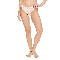 No Boundaries Women's V-Waistband Bikini Bottom