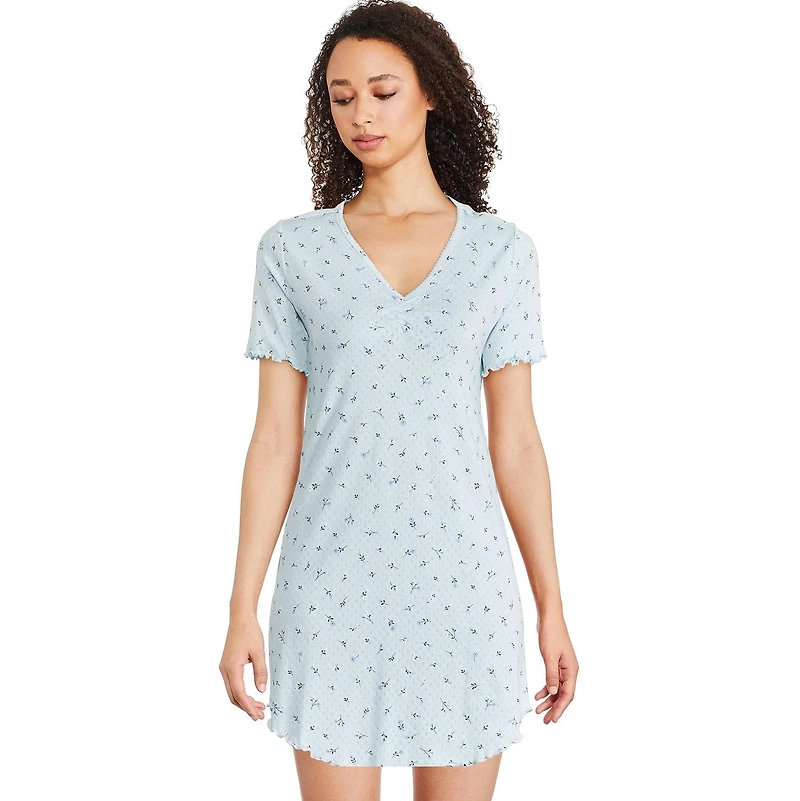 Chemise de nuit en pointelle George pour femmes