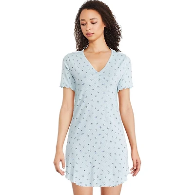 Chemise de nuit en pointelle George pour femmes