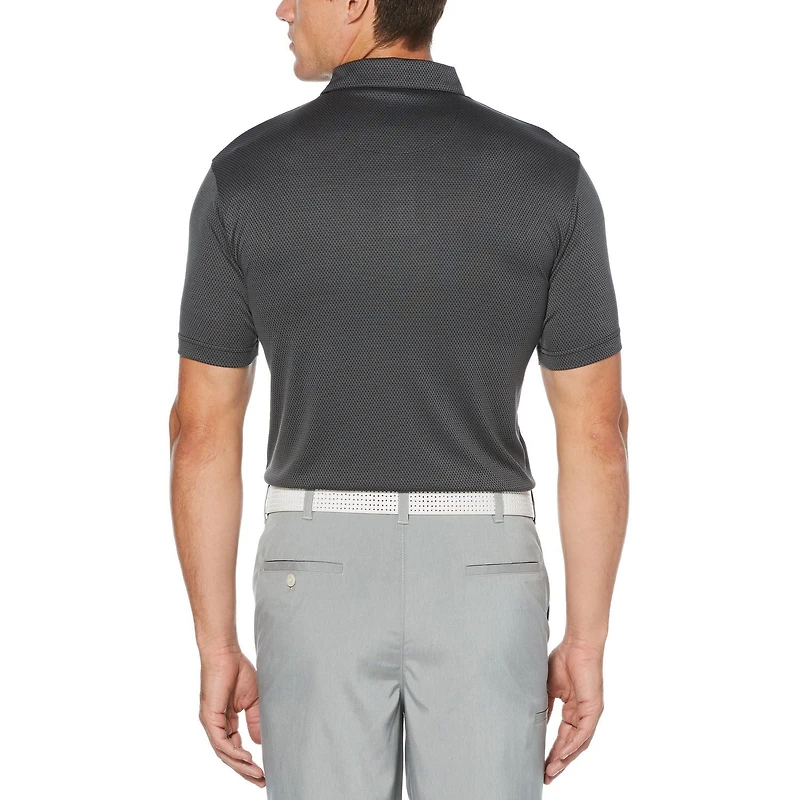 Polo manches courtes Mini Geo Jacquard pour hommes Ben Hogan Performance