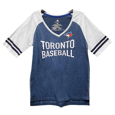 Blue Jays Ladies manches courtes haute basse<br>Chemise