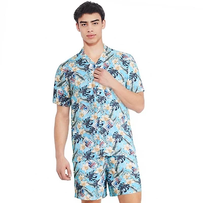 Chemise hawaïenne Coors Light pour hommes