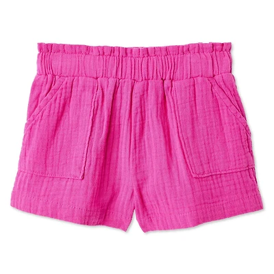 Short en gaze froissée George pour bébés filles