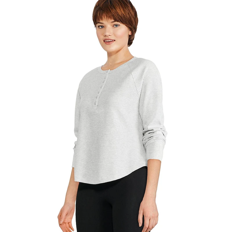 George Women's Waffle Henley