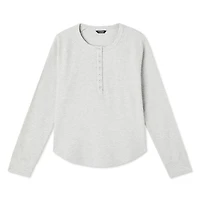 George Women's Waffle Henley