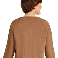 George Women's Waffle Henley