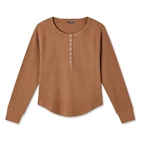 George Women's Waffle Henley