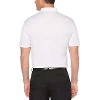 Men's Performance Short Sleeve Gradient Chest Printed Golf Polo Shirt