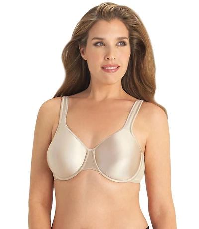 Exquisite Form #9675123 FULLY Full-Support T-Shirt Bra, Seamless Cups, Stretch Satin