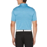 Men's Performance Space Dye Short Sleeve Polo Shirt
