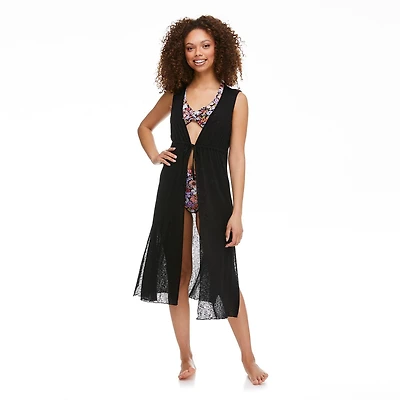 Time and Tru Women's Duster Cover-Up