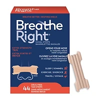 Breathe Right Bandelettes Nasales Extra Fortes et Beige