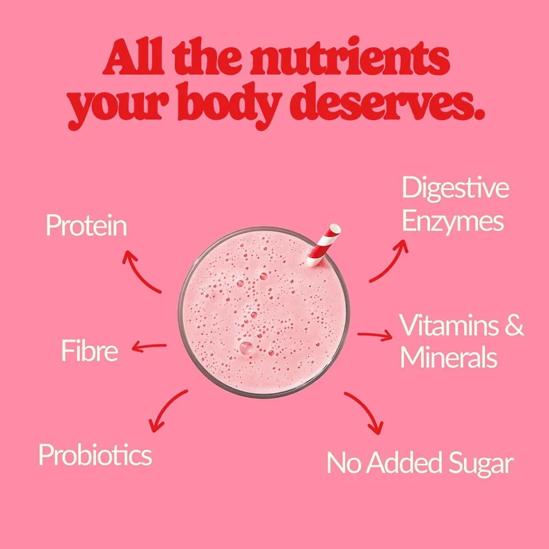 Good Protein, Fraises et crème Boisson tout-en-un, 352g