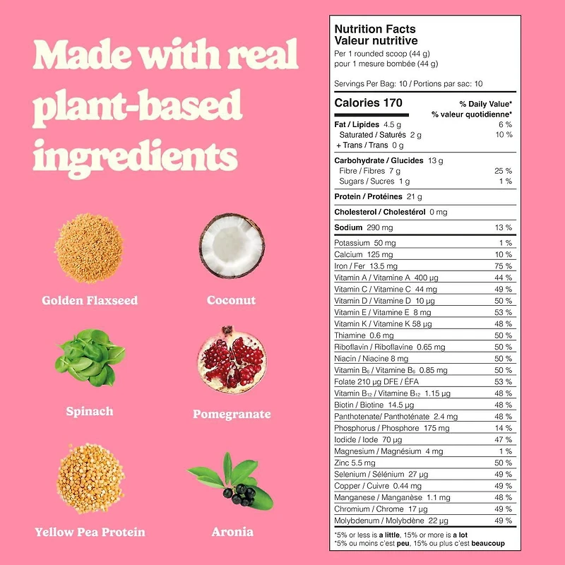 Good Protein, Fraises et crème Boisson tout-en-un, 352g