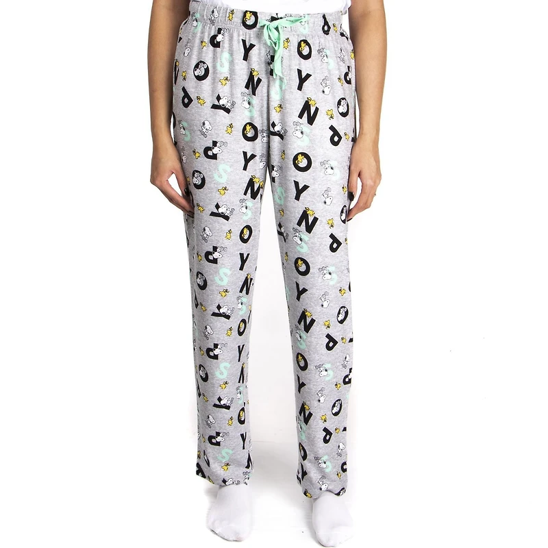 Peanuts Pantalon de pyjama à imprimé pour femme