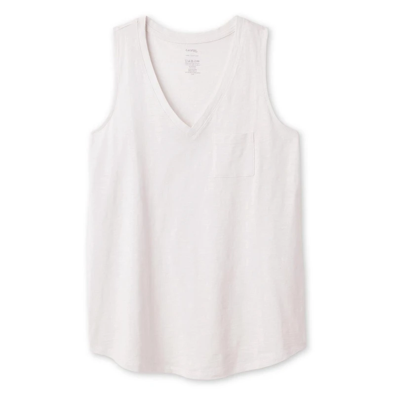 George Women's V-Neck Pocket Tank Top